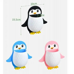 Wall Mounted Penguin Design Organizer, Multi-Function Holder for Toothpaste, Remote, Mobile, Pencil, and Bathroom Essentials Gardino