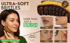 Gua Sha Facial Massage Brush – Face Sculpting & Lifting Tool for Snatched Jawline