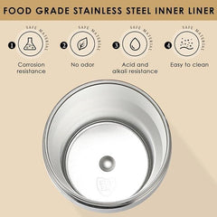 Smart Insulated Travel Mug with Digital Temperature Display – Keeps Your Drinks Perfectly Hot or Cold Gardino