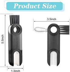 3 in 1 Cup Lid Gap Cleaning Brush, Bottle lid Cleaning Brush, Tiny Bottle Cup Lid Straw Cleaner Tools (2Pcs, Multi Color) - Gardino