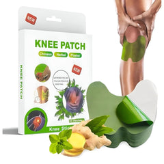 Herbal Knee Pain Relief Patch – Natural Chinese Heating Pads for Joint, Muscle & Arthritis Pain – Quick Relief Plaster for Back, Knee & Body Aches