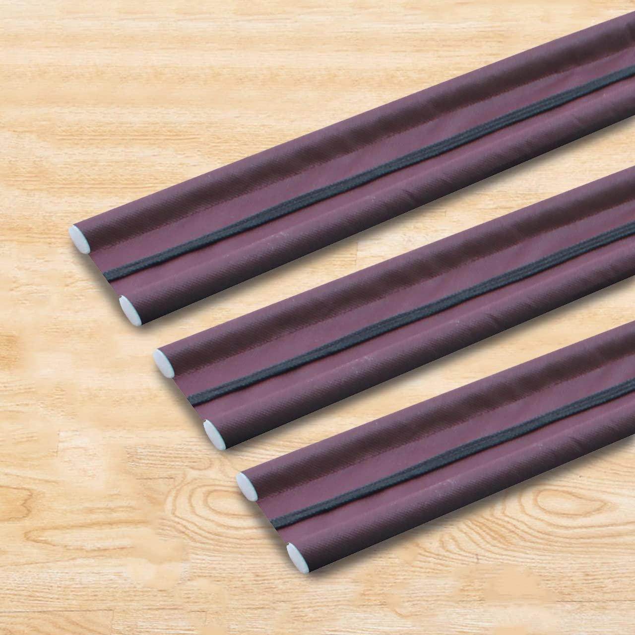 Gardino Door Bottom Sealing Guard for Home, Office, Hotel Reduce Noise, Insects, Wind Dust Weather from Outside Brown in Color Pack of 5 - Gardino