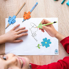 3Pcs Pencil Holder Set – Finger Grip for Kids, Perfect for Handwriting Beginners (Ages 3+), Multi-Color Gardino