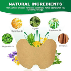 Herbal Knee Pain Relief Patch – Natural Chinese Heating Pads for Joint, Muscle & Arthritis Pain – Quick Relief Plaster for Back, Knee & Body Aches