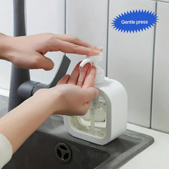 Reusable Liquid Soap Dispenser – Clear Plastic Bottle with Pump for Shampoo, Conditioner, Hand Wash & More Gardino