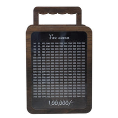 Wooden board with number grid and 'For Dream' branding on a white background