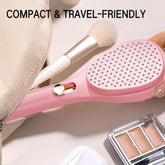 Retractable Hair Brush with Self-Cleaning Bristles - Ergonomic Handle, Anti-Static, Telescopic Design for All Hair Types and Wigs, One-Click Cleaning Hair Comb for Women and Men Gardino