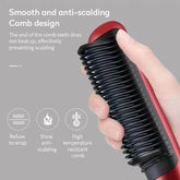 Hair Straightener, Hair Straightener Comb For Women & Men, Hair Styler, Straightener Machine Brush/Ptc Heating Electric Straightener With 5 Temperature - Gardino