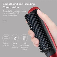 Hair Straightener, Hair Straightener Comb For Women & Men, Hair Styler, Straightener Machine Brush/Ptc Heating Electric Straightener With 5 Temperature - Gardino