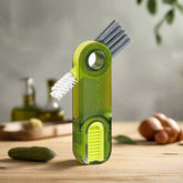 3 in 1 Cup Lid Gap Cleaning Brush, Bottle lid Cleaning Brush, Tiny Bottle Cup Lid Straw Cleaner Tools (2Pcs, Multi Color) - Gardino