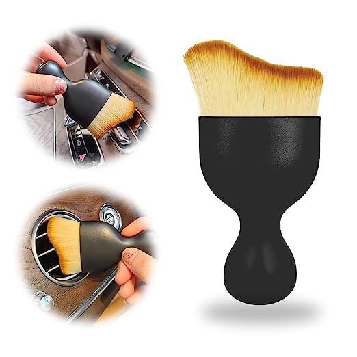 Multipurpose Cleaning Brush for Car Interior, AC Vents, Keyboard, and Gadgets Gardino