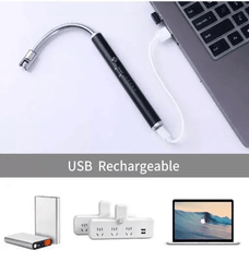 Electronic Long Matches For Candles Refillable Stove Grill Lighter Kitchen Gas Lighter Stick Camping BBQ Arc Lighter - Gardino