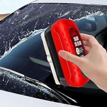 Automotive Oil Film Cleaning Brush & Glass Cleaning Board – Powerful Windshield Oil Film Remover for Clearer Vision Gardino