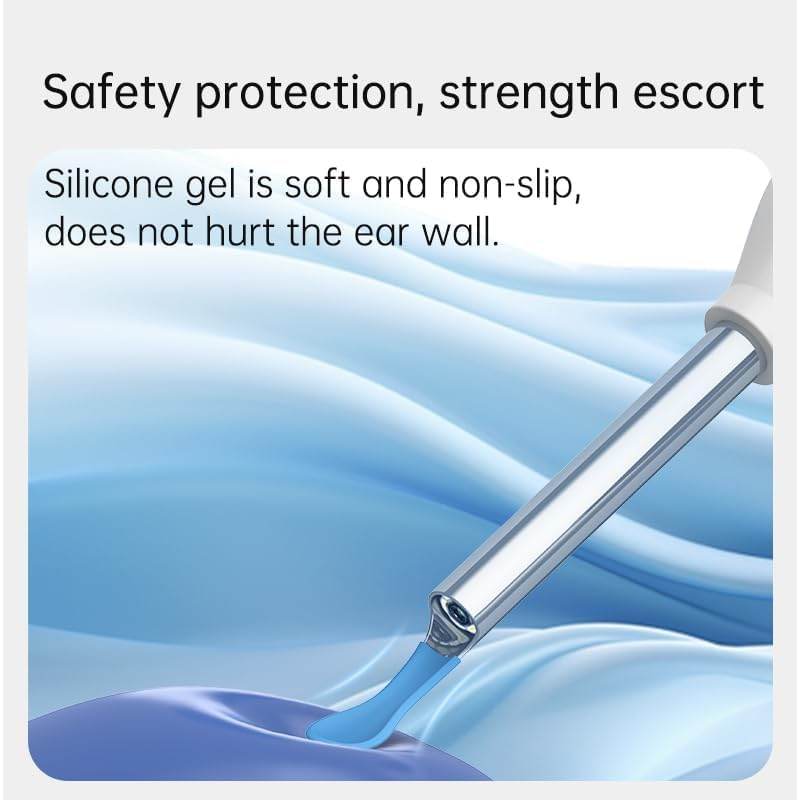 Smart HD Ear Cleaner with Camera – Wireless Otoscope Wax Removal Tool for Baby & Adults (iOS & Android Compatible - Gardino