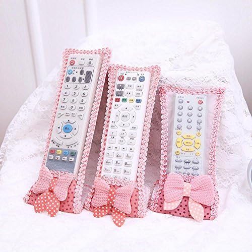 3Pc Remote Cover Set – Bow Knot Dust Covers for TV, AC, DTH, D2H, and More Gardino
