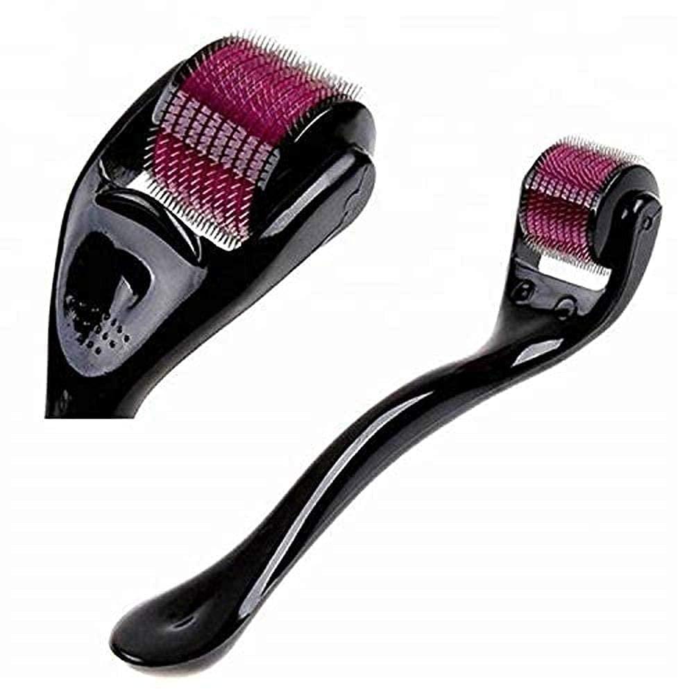 GARDINO Derma roller For Hair And Beard Regrowth 540 Micro 0.5mm Titanium Alloy Needles Reduces Hair Fall & Stimulates Hair Follicles, Safe and Effective Easy to use Gardino