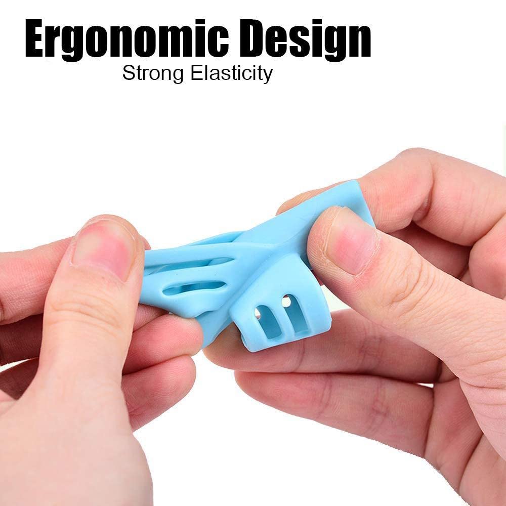 3Pcs Pencil Holder Set – Finger Grip for Kids, Perfect for Handwriting Beginners (Ages 3+), Multi-Color Gardino