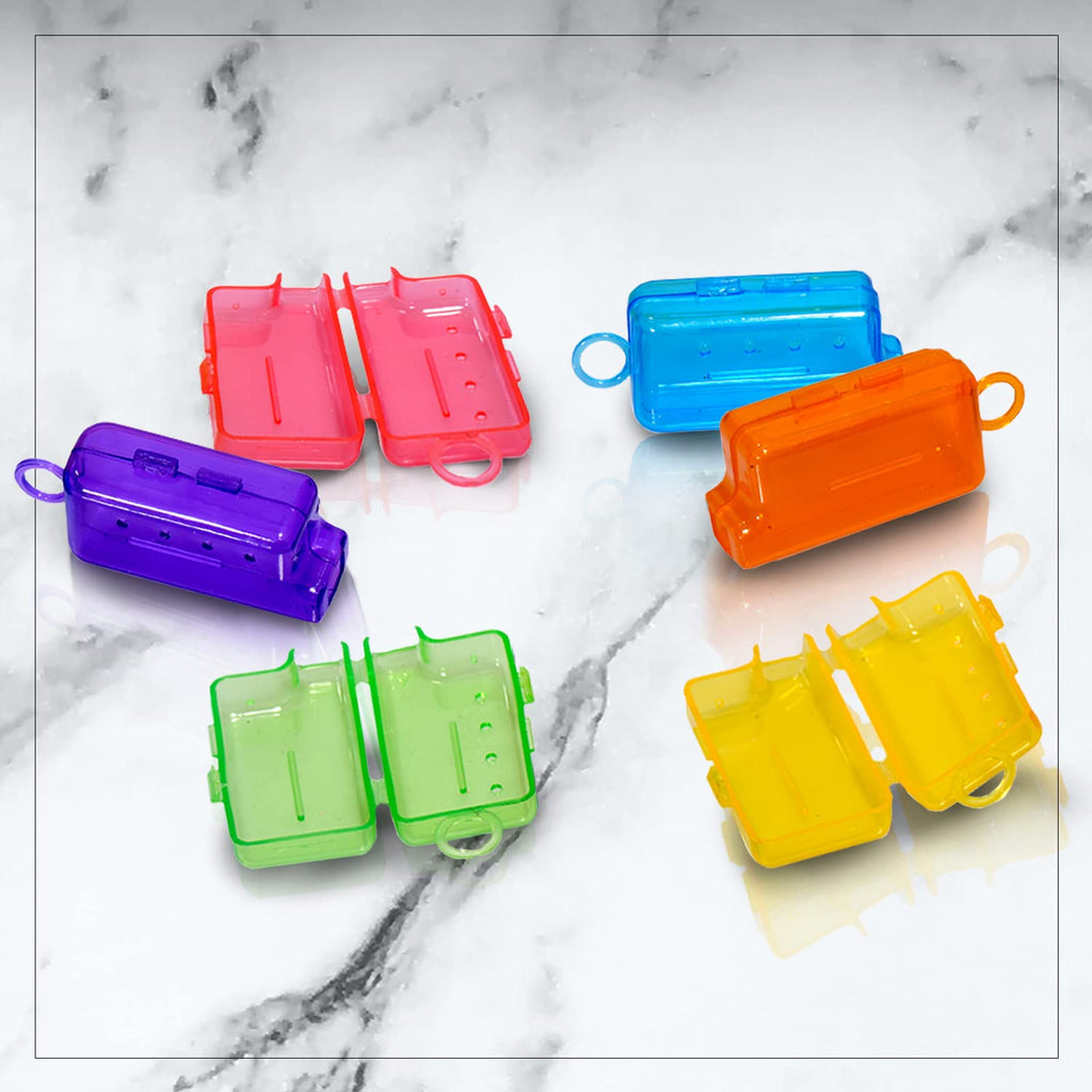 Anti-Bacterial Hygiene Caps for Toothbrush (Pack of 2) – Protects Bristles from Germs & Bacteria, Multicolour Gardino