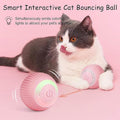 Smart LED 360° Cat Toy Ball | Rechargeable Interactive & Obstacle-Avoiding Fun for Cats | LED Light-Up Automatic Rotating Toy for Cats - Gardino