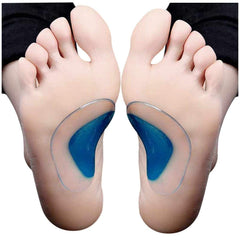 Silicone Gel Orthopedic Arch Support Pad for Heel Pain, Plantar Fasciitis & Flat Feet, Pair Gardino
