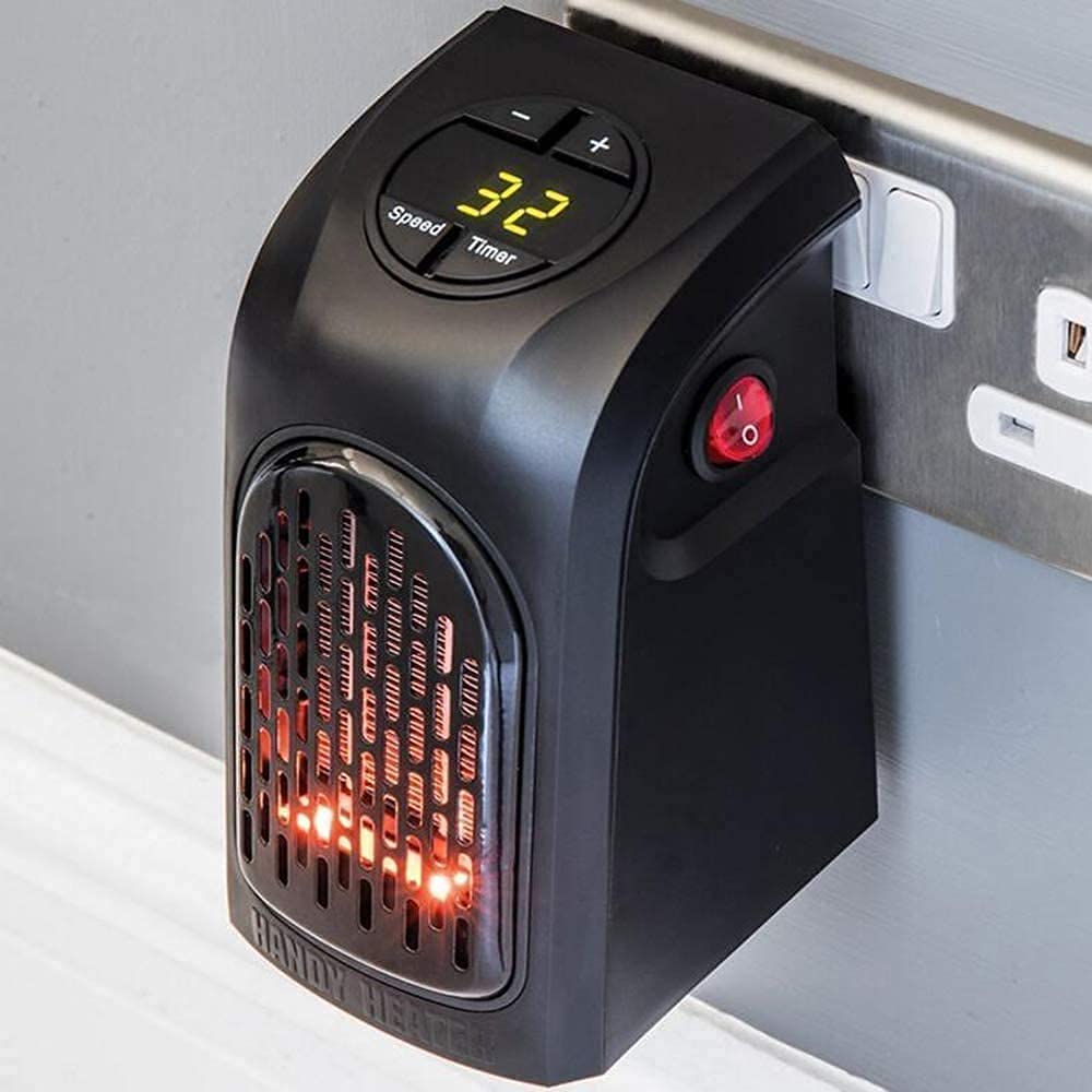Electric Handy Heater|Wall-Outlet 400 Watts Electric Handy Room Heater Gardino