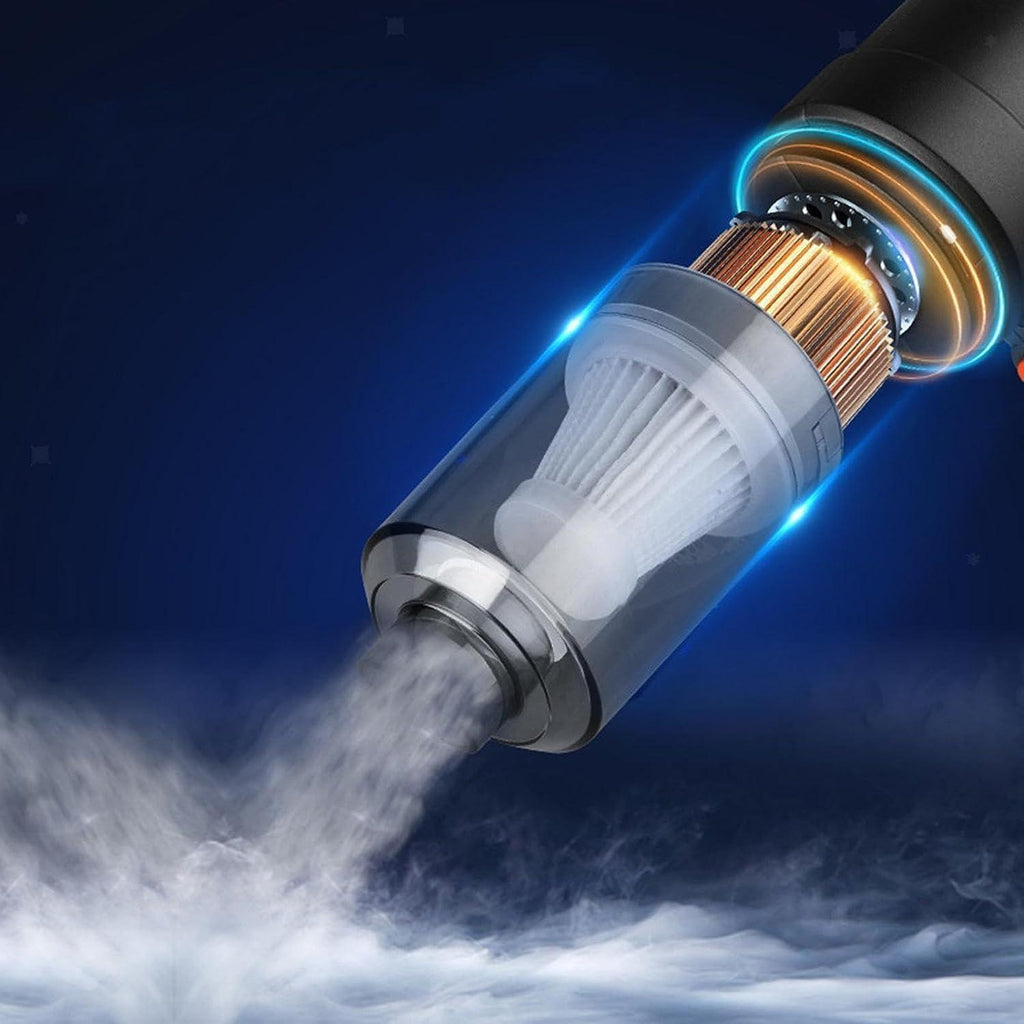 3IN1 Portable Car Vacuum Cleaner with Blower | USB Rechargeable Wireless Handheld Gardino