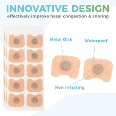 Magnetic Nasal Strips | Anti-Snoring Nose Clip (Pack of 15) for Better Breathing Gardino