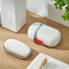 Pack of 2 Leakproof Travel Soap Cases | Waterproof Soap Container with Draining Layer | Portable Soap Holder for Bathroom, Camping, Gym & Outdoors Gardino