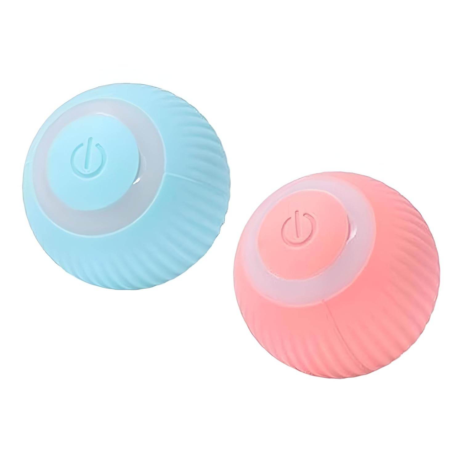 Smart LED 360° Cat Toy Ball | Rechargeable Interactive & Obstacle-Avoiding Fun for Cats | LED Light-Up Automatic Rotating Toy for Cats - Gardino