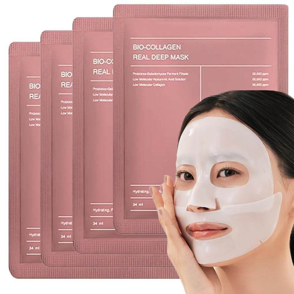 Korean Glass Skin Bio-Collagen Overnight Face Mask – Deep Hydration | Anti-Aging | Pore Minimizing - Gardino