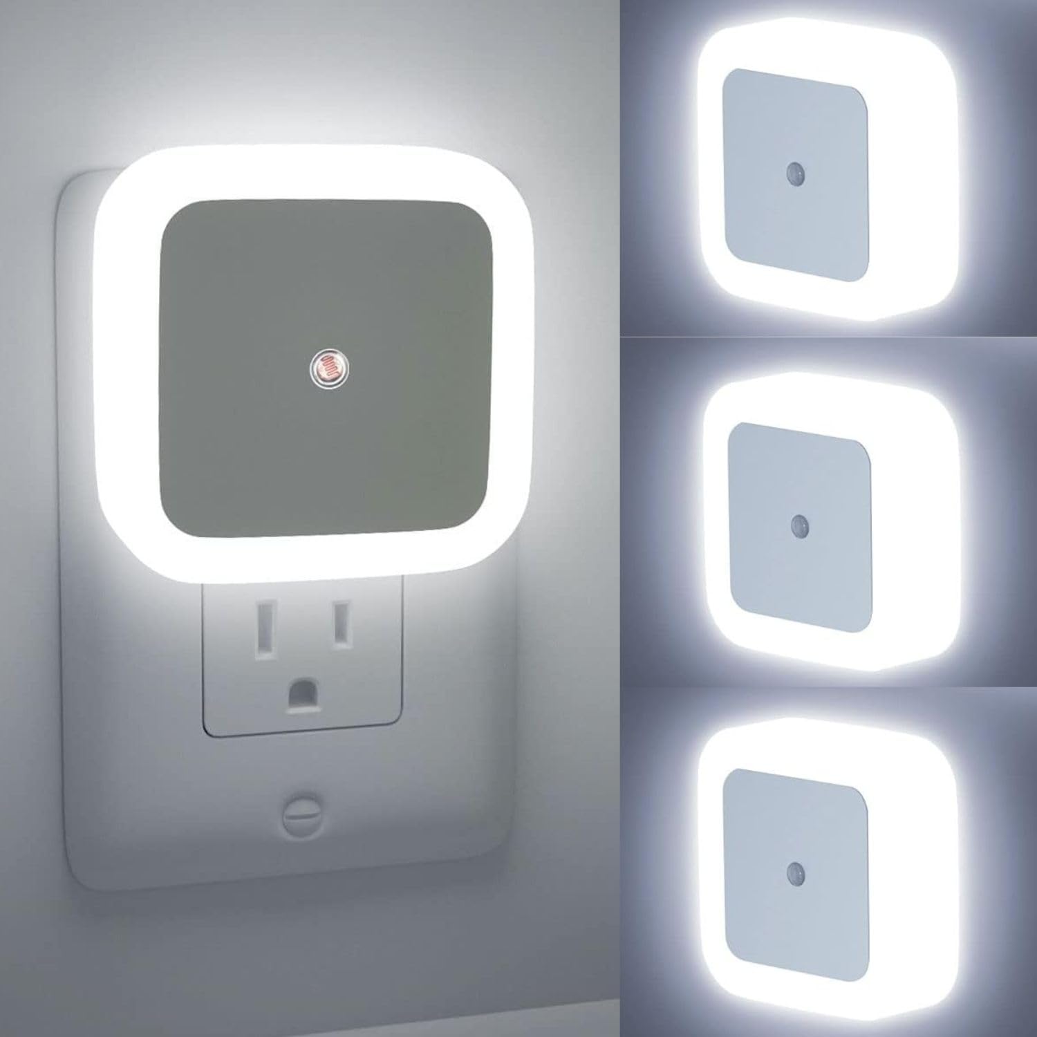 Smart Sensor Night Lamp with Automatic On/Off and Energy-Saving LED Light (0.5W) for Bedroom and Home Use