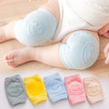 Baby Smiley Knee Pads for Crawling – Anti-Slip Elastic Cotton Knee & Elbow Safety Protectors (Random Color) Gardino