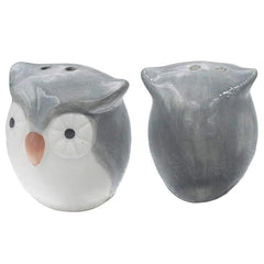 Gardino Delightful Ceramic Owl Salt and Pepper Shakers Set - Add a Touch of Fun to Your Dining Table Gardino