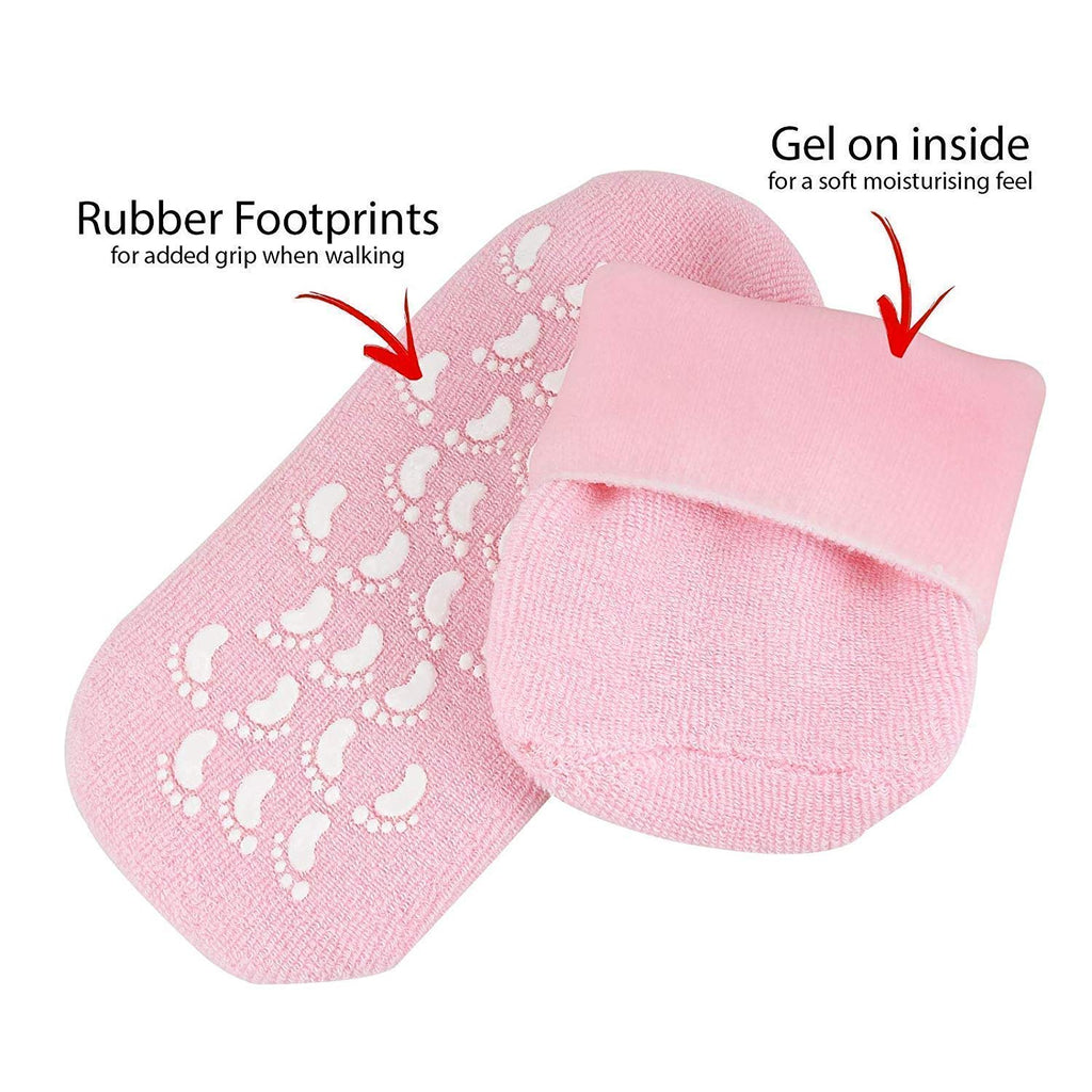 Moisturizing Silicone Gel Socks For Women And Men Gel Black Socks For Dry Cracked Feet Gardino