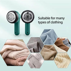 Fabric Shaver, Electric Lint Remover, USB Rechargeable Fabric Defuzzer, Reusable Cordless Sweater Shaver can be Used Anywhere, Bobling Remover for Clothes, Wool Pilling Lint Remover Gardino