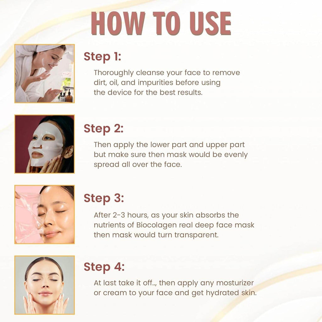 Korean Glass Skin Bio-Collagen Overnight Face Mask – Deep Hydration | Anti-Aging | Pore Minimizing - Gardino