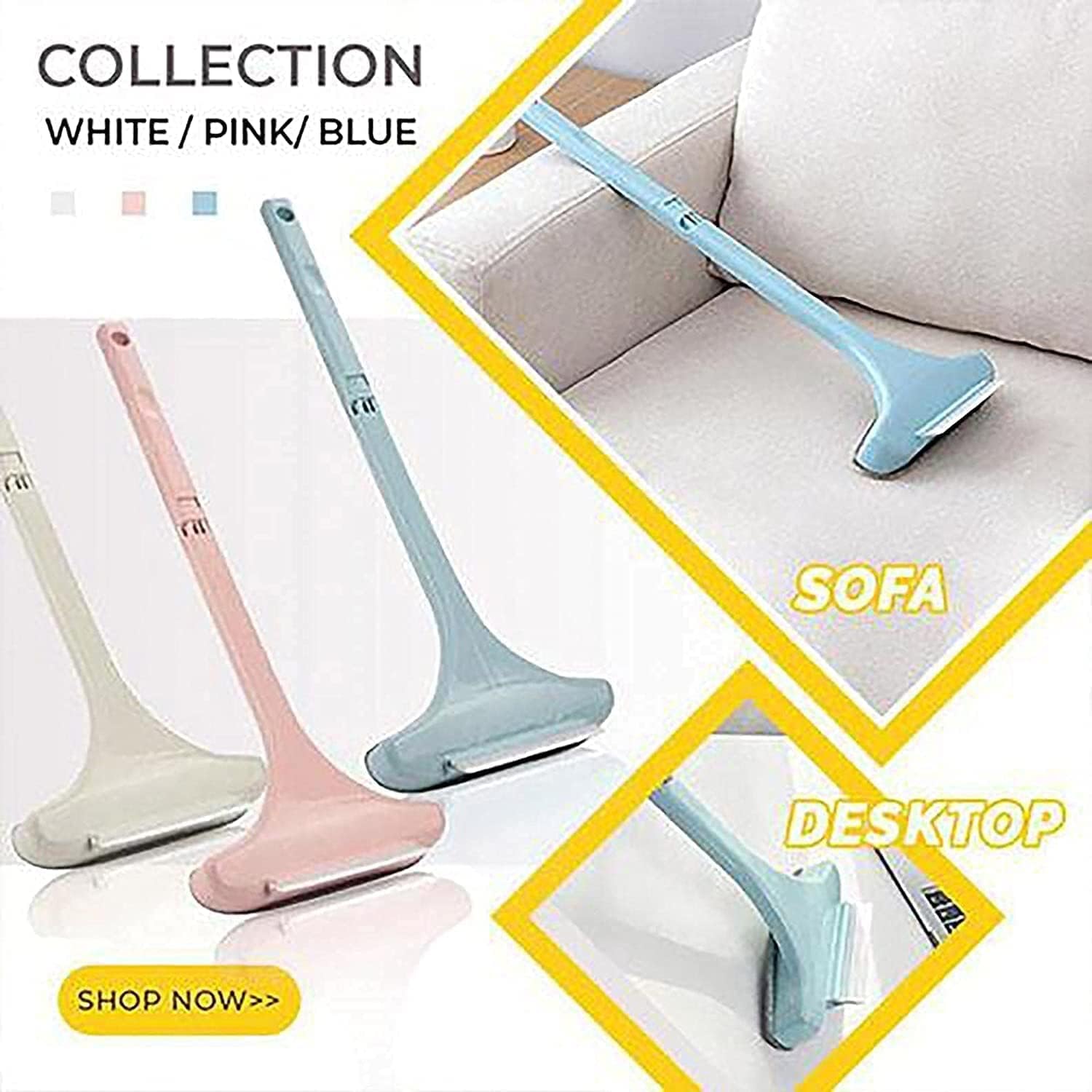 Multifunctional 2-in-1 Screen & Window Cleaning Brush with Extended Handle Gardino