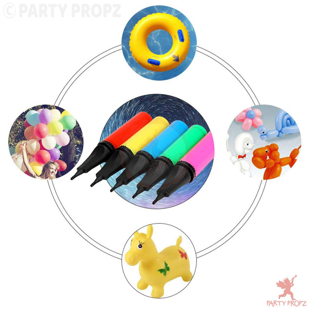 Manual Balloon Hand Pump, Portable Balloon Inflator for Latex and Foil Balloons Gardino