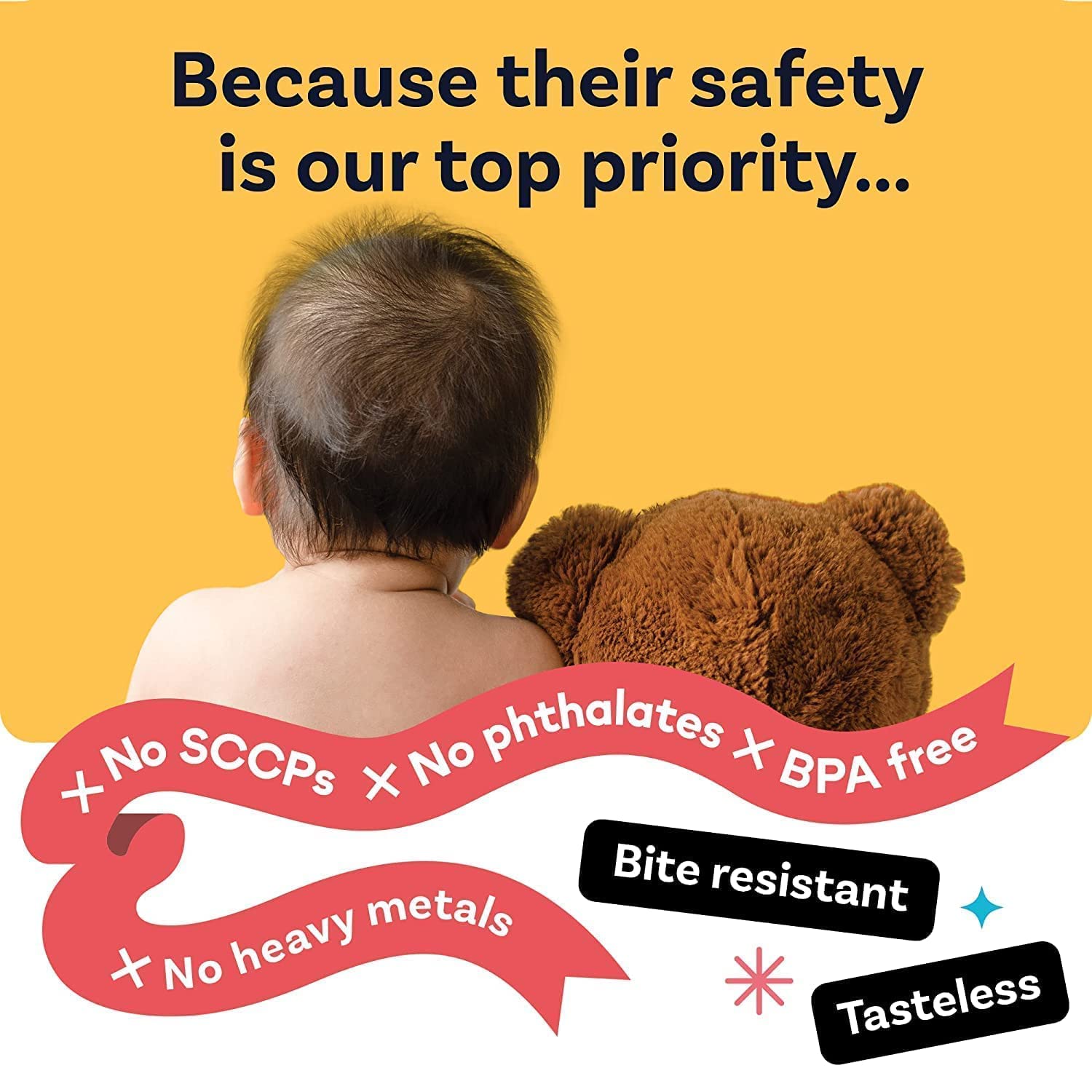 Transparent Silicone Corner Protector for Furniture | Baby Proofing Edge & Corner Guards (Pack of 4) Gardino