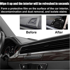 AutoGlow Crystal Coating for Car Plastic Parts with Applicator Sponge Plastic Renovation Coating Agent And Restorer for And Exterior (Pack of 2) Gardino