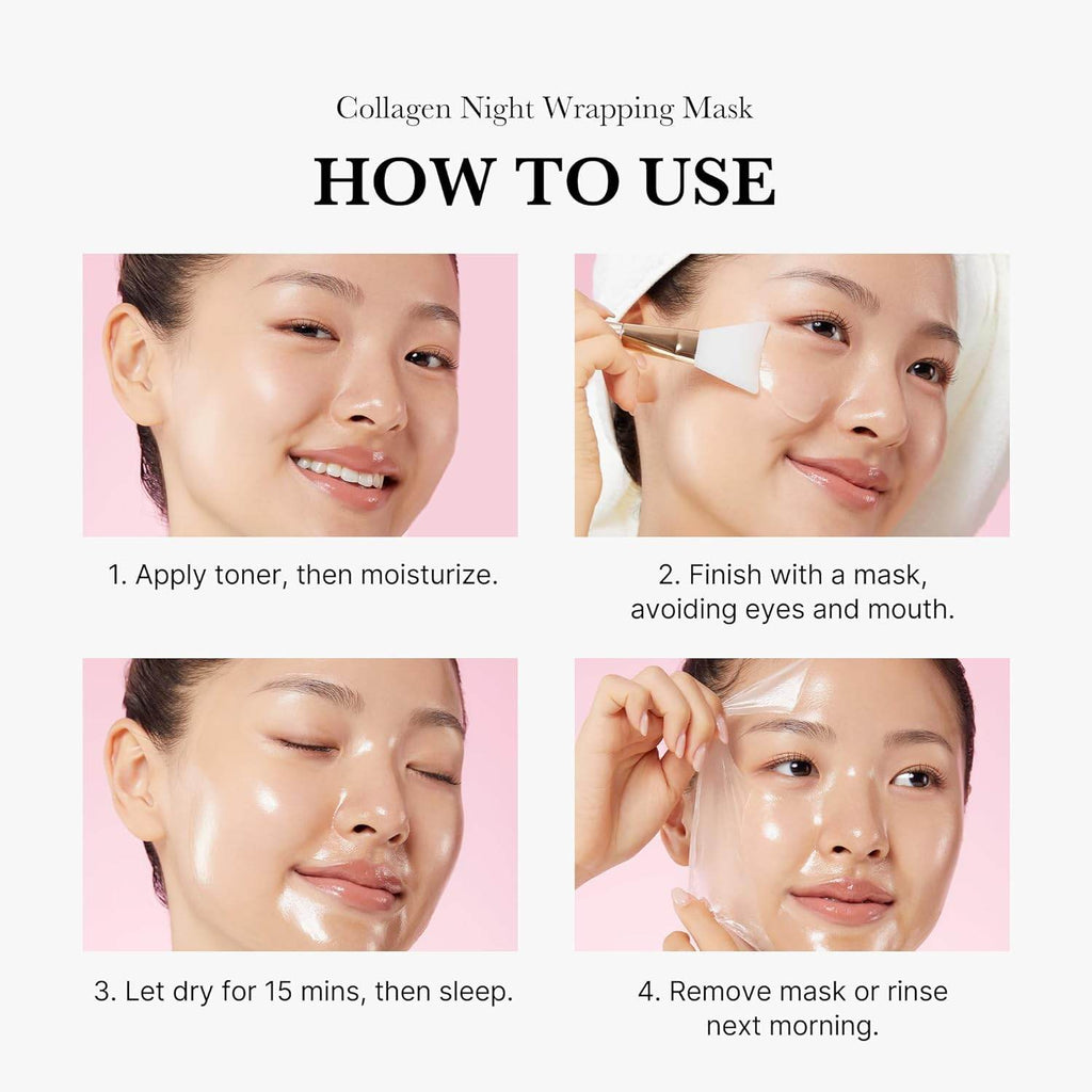 Medicube Collagen Night Wrapping Mask – Hydrating & Firming Overnight Treatment (75ml) - Gardino