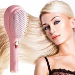 Retractable Hair Brush with Self-Cleaning Bristles - Ergonomic Handle, Anti-Static, Telescopic Design for All Hair Types and Wigs, One-Click Cleaning Hair Comb for Women and Men Gardino