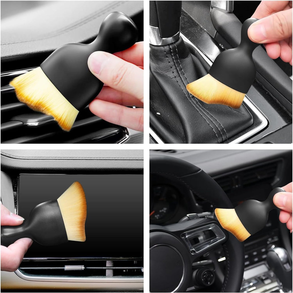 Multipurpose Cleaning Brush for Car Interior, AC Vents, Keyboard, and Gadgets Gardino