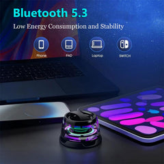 G200 Magnetic Bluetooth Speaker with RGB Light | Wireless Waterproof Speaker with 6–7H Playtime - GARDINO
