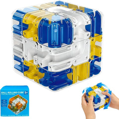 Gardino 3D maze cube ball puzzle game for kids and adults, featuring a labyrinth brain teaser toy to improve focus and logical thinking.
