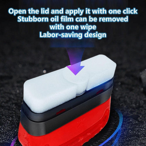 Automotive Oil Film Cleaning Brush & Glass Cleaning Board – Powerful Windshield Oil Film Remover for Clearer Vision Gardino