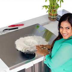 Stainless Steel Chopping Board (35x31cm) – Durable, Non-Slip, Easy-to-Clean Kitchen Prep Surface Gardino