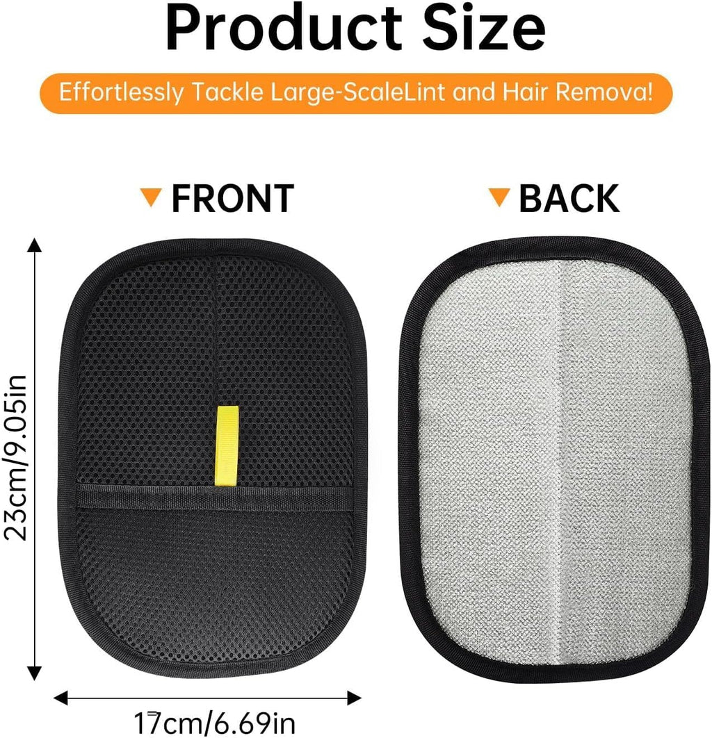 Pet Hair Remover Gloves & Roller – Perfect for Car, Bed & Upholstery