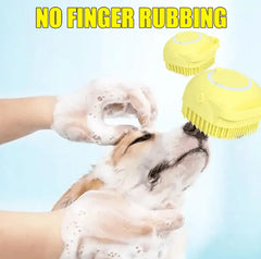 Body Scrubber with Soap Dispenser Brush, Silicone Exfoliating Brushes, Soft Body Exfoliator, Bath Loofah for Babies, Kids, Women, Men and Pets (Multicolor) - Pack of 2 - Gardino