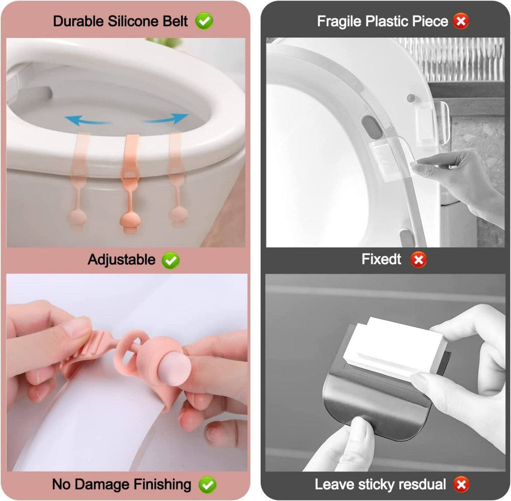 Toilet Seat Lifter (Pack of 3) – Hygienic & Easy-to-Use Handle for Lifting Toilet Seat Gardino